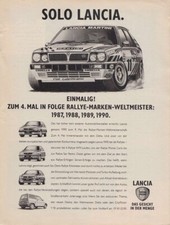 Lancia Automobile - Reklame