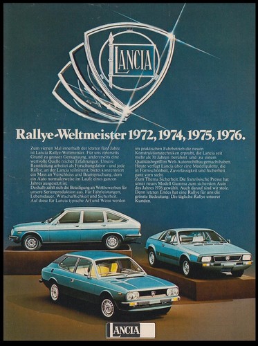 Lancia automobile reklame - automobile,